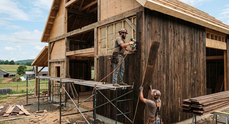 Barn Siding Installation in Center Ossipee, NH