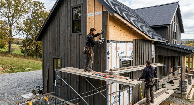 Barn Siding Installation in Tamworth, NH