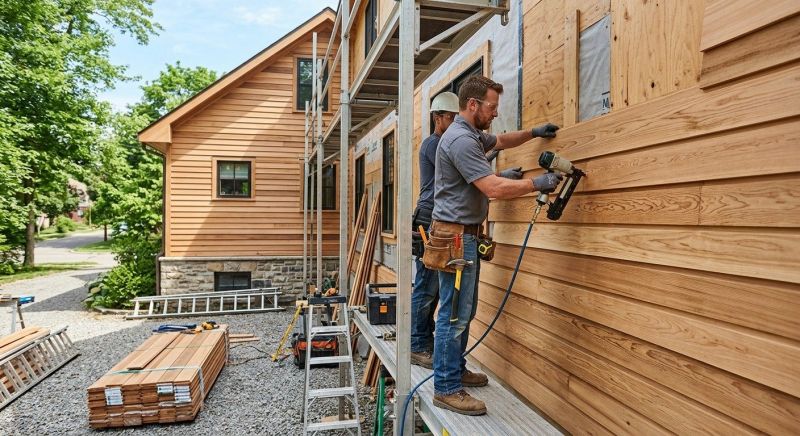 Barn Wood Siding Installation in Moultonborough, NH