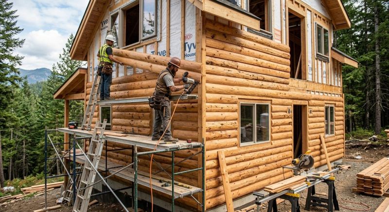 Cabin Siding Installation in Moultonborough, NH
