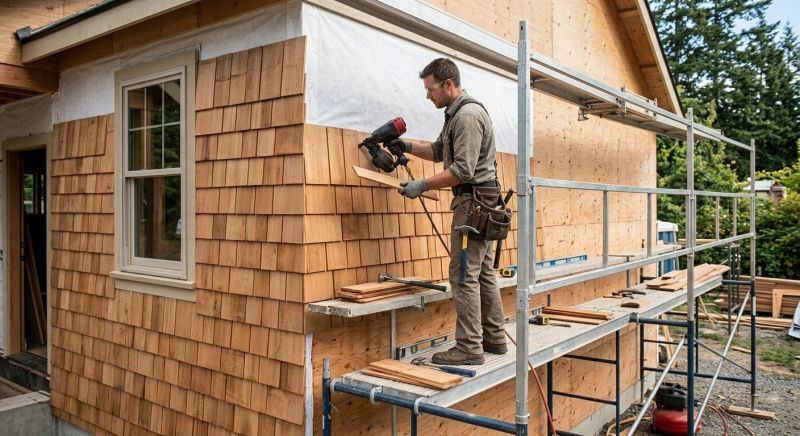 Cedar Siding Installation in Moultonborough, NH
