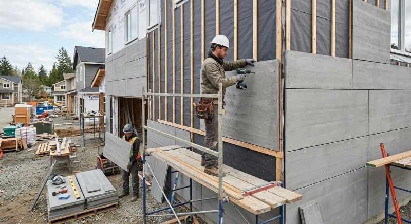 Cement Siding Installation in Acton, ME