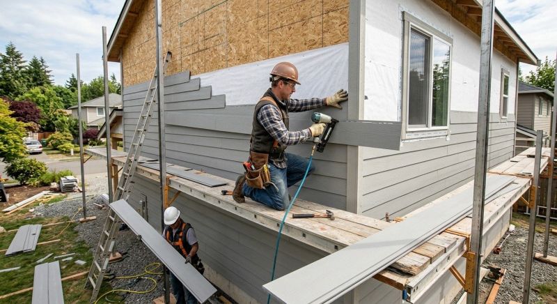 Cement Siding Installation in Belmont, NH