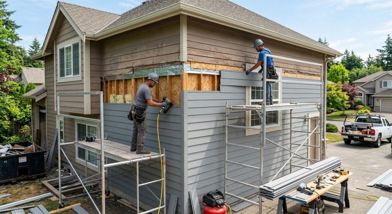 Cement Siding Replacement in Moultonborough, NH