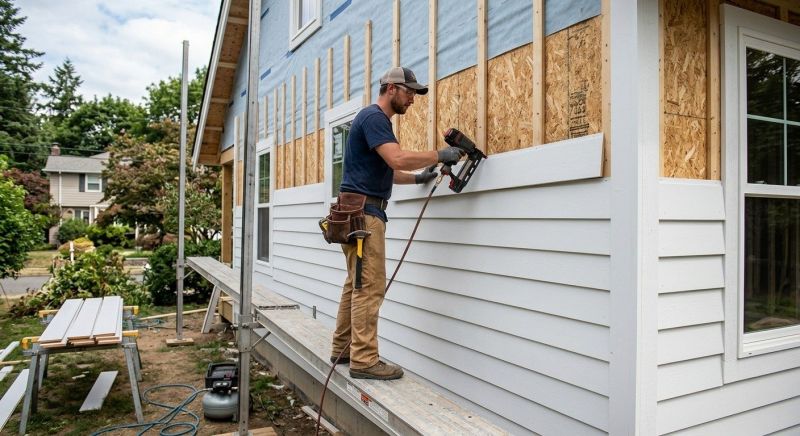 Clapboard Siding Installation in Moultonborough, NH