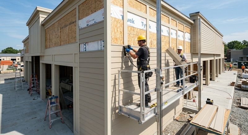 Commercial Siding Installation in Moultonborough, NH