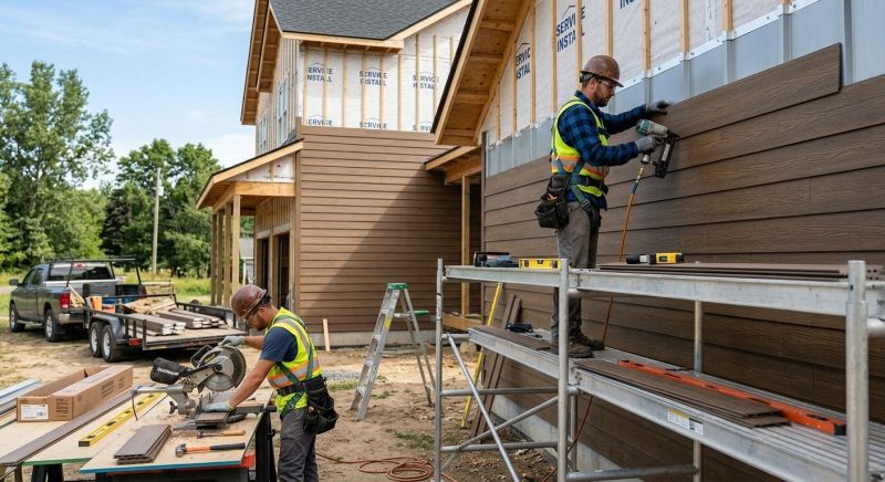 Composite Siding Installation in Alton Bay, NH