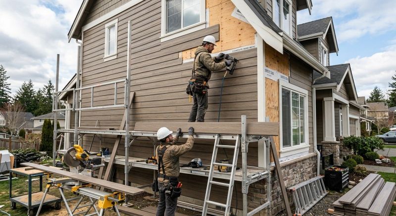 Composite Siding Installation in Belmont, NH