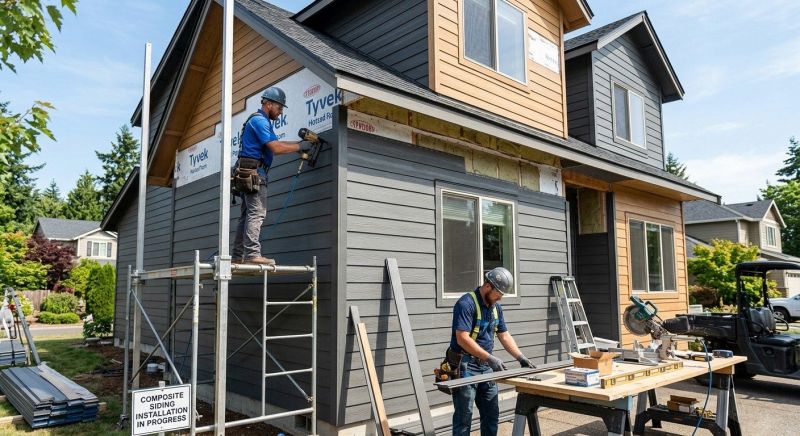 Composite Siding Installation in Plymouth, NH