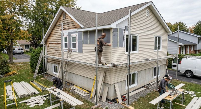 Dutch Lap Siding Installation in Moultonborough, NH