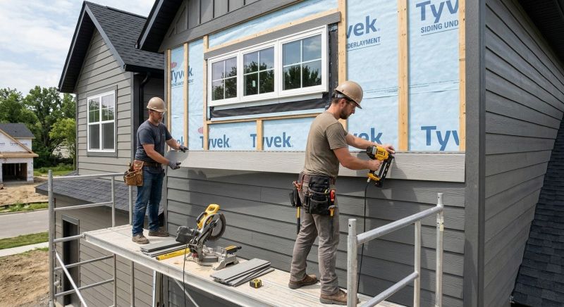 Engineered Siding Installation in Acton, ME