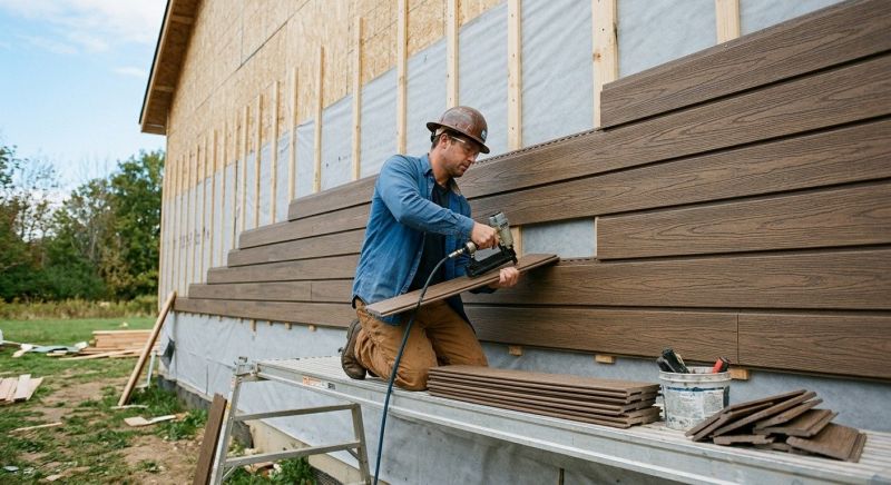 Faux Wood Siding Installation in Carroll County, NH