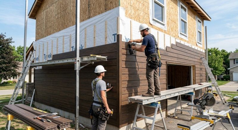 Faux Wood Siding Installation in East Wakefield, NH