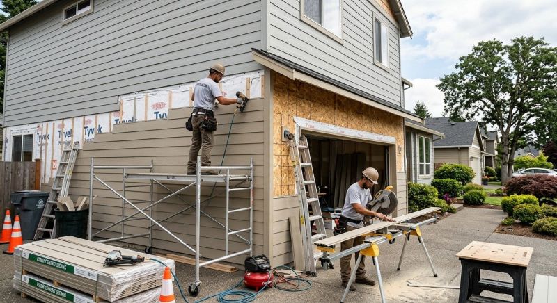 Fiber Siding Installation in Acton, ME