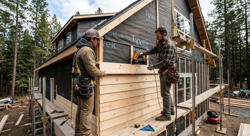 Hardwood Siding Installation in Acton, ME