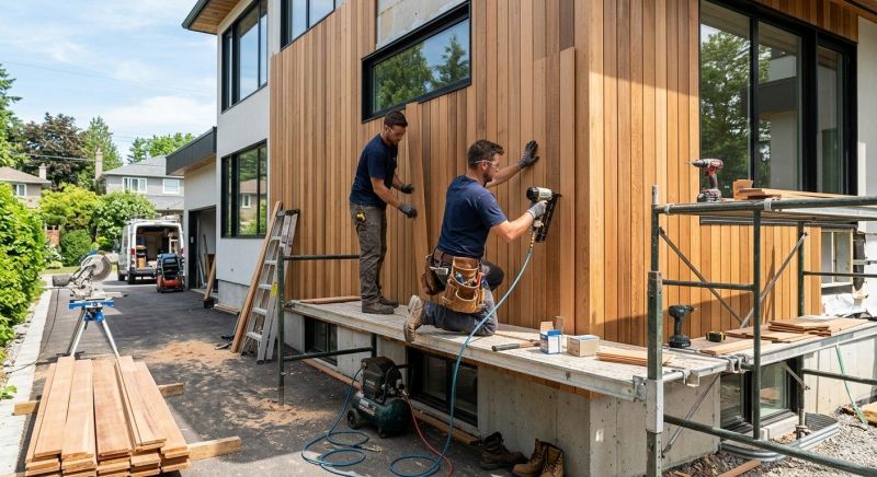 Hardwood Siding Installation in Canterbury, NH