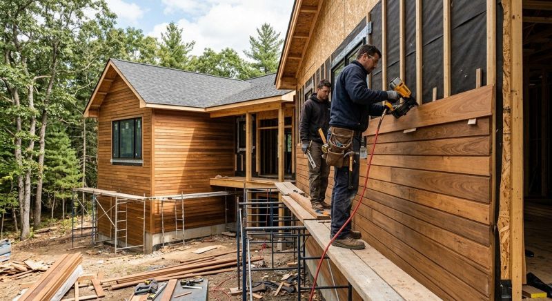 Hardwood Siding Installation in Ossipee, NH