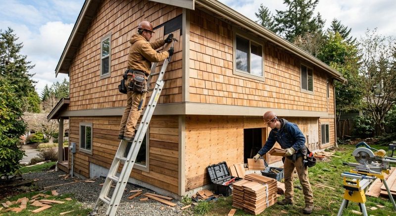 Hardwood Siding Installation in Tilton, NH