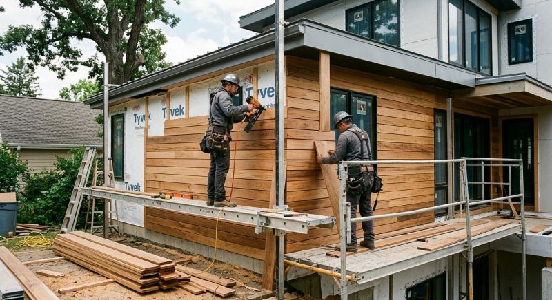 Hardwood Siding Installation in Wolfeboro, NH