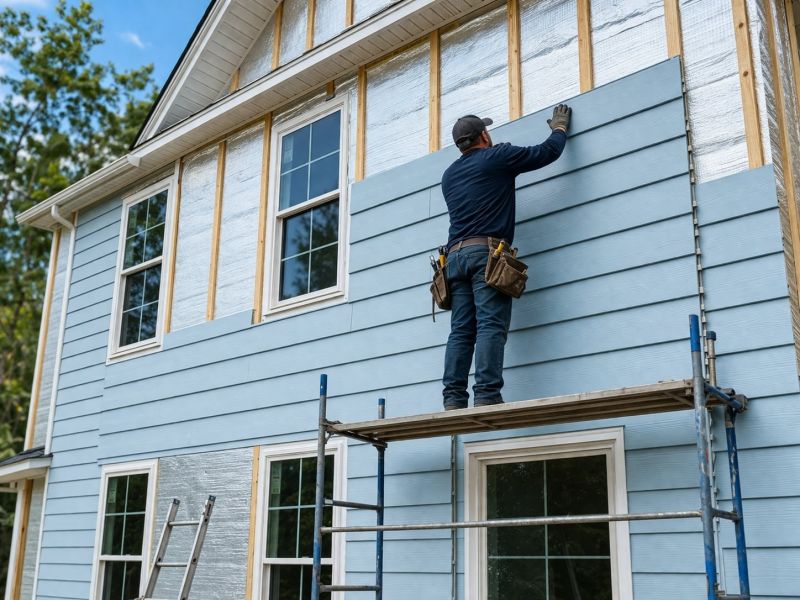 Insulated Siding Installation in Acton, ME