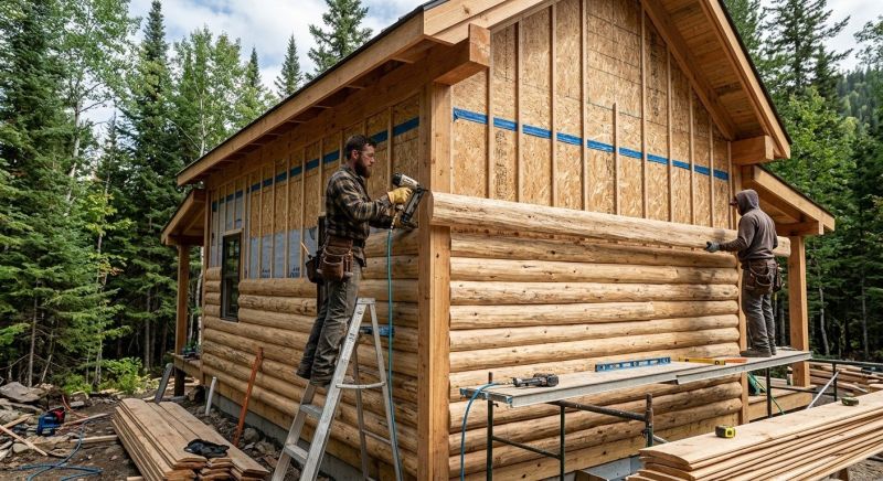 Log Siding Installation in Carroll County, NH