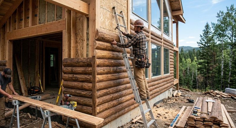 Log Siding Installation in Ossipee, NH