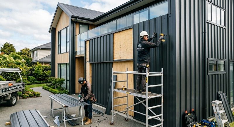 Metal Cladding Installation in Moultonborough, NH