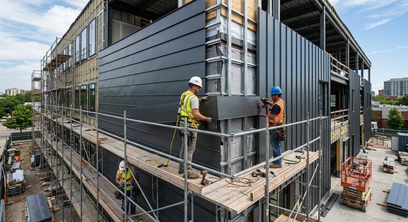 Metal Cladding Installation in Moultonborough, NH