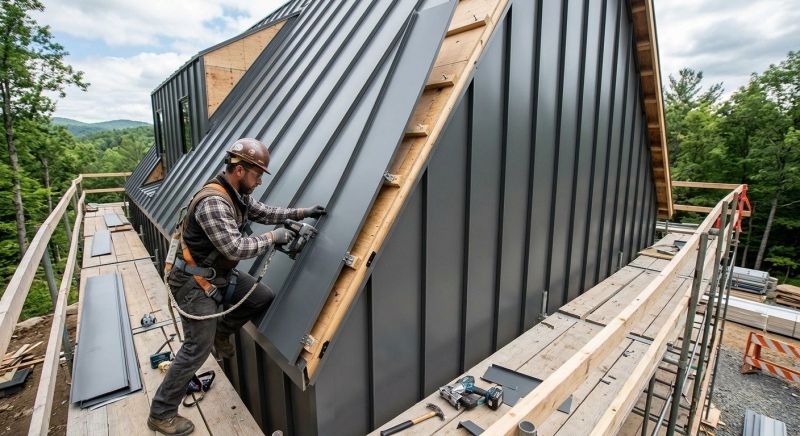 Metal Siding Installation in Moultonborough, NH