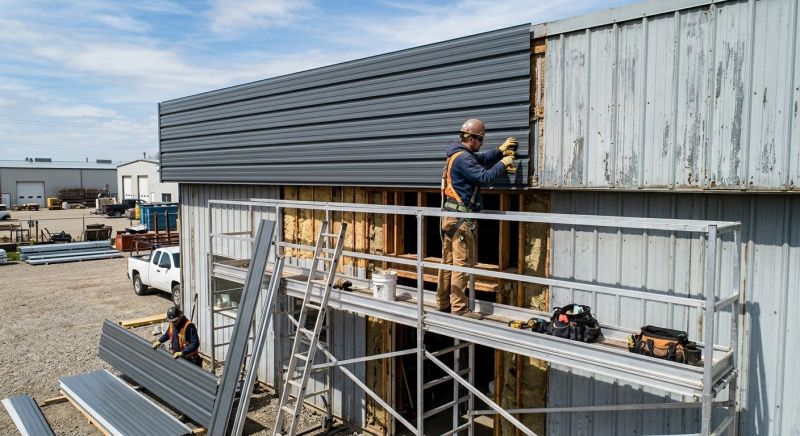 Metal Siding Replacement in Moultonborough, NH