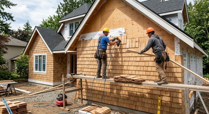Shake Siding Installation in East Wakefield, NH