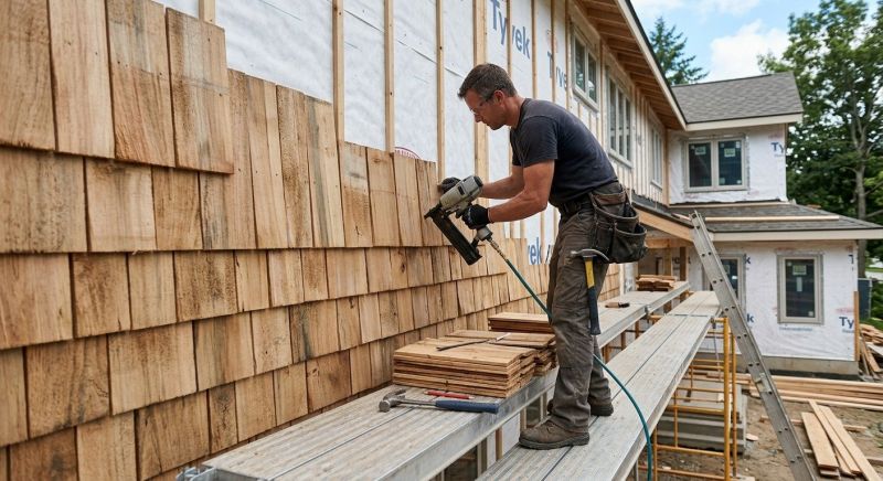 Shake Siding Installation in Moultonborough, NH