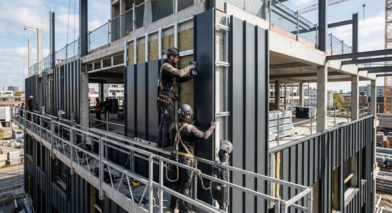 Steel Cladding Installation in Moultonborough, NH