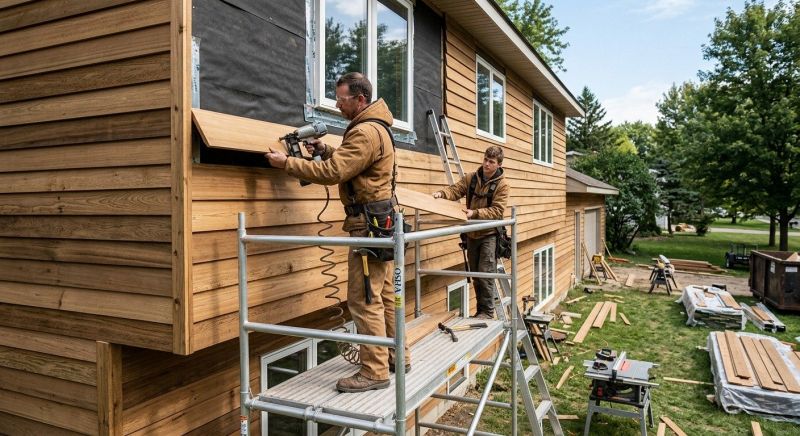 Wood Barn Siding Installation in Moultonborough, NH