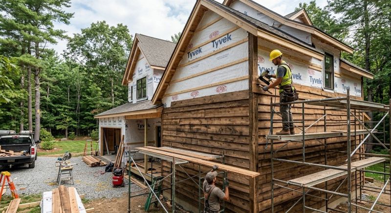 Wood Barn Siding Installation in Moultonborough, NH
