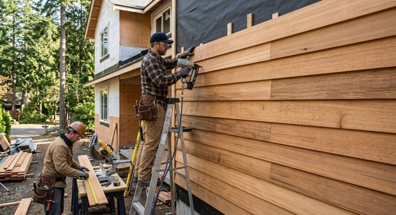 Wood Barn Siding Installation in Moultonborough, NH