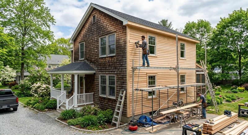 Wood Siding Installation in East Wakefield, NH