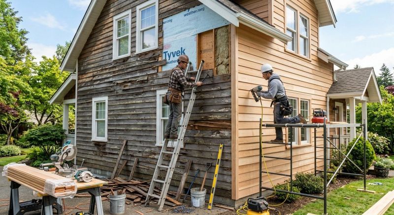 Wood Siding Replacement in Meredith, NH